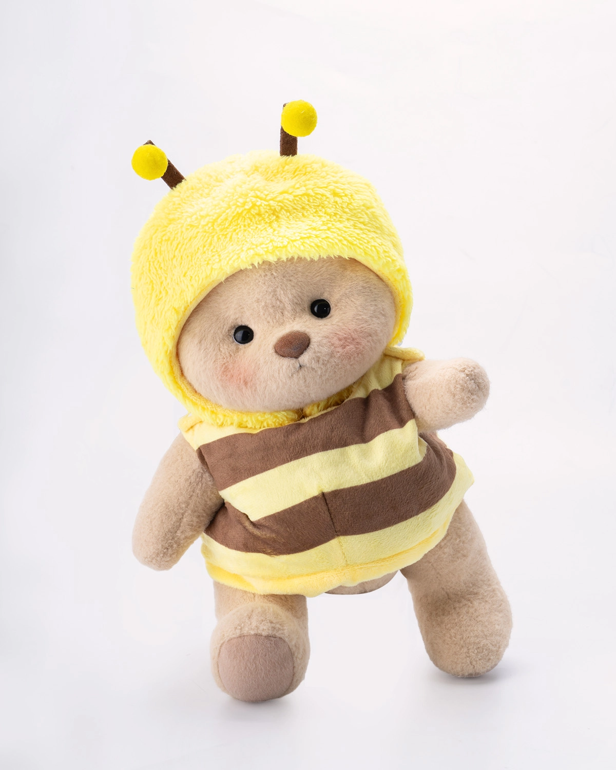 Happy Little Honey Bee Bear | Handmade Jointed Teddy Bear Gift