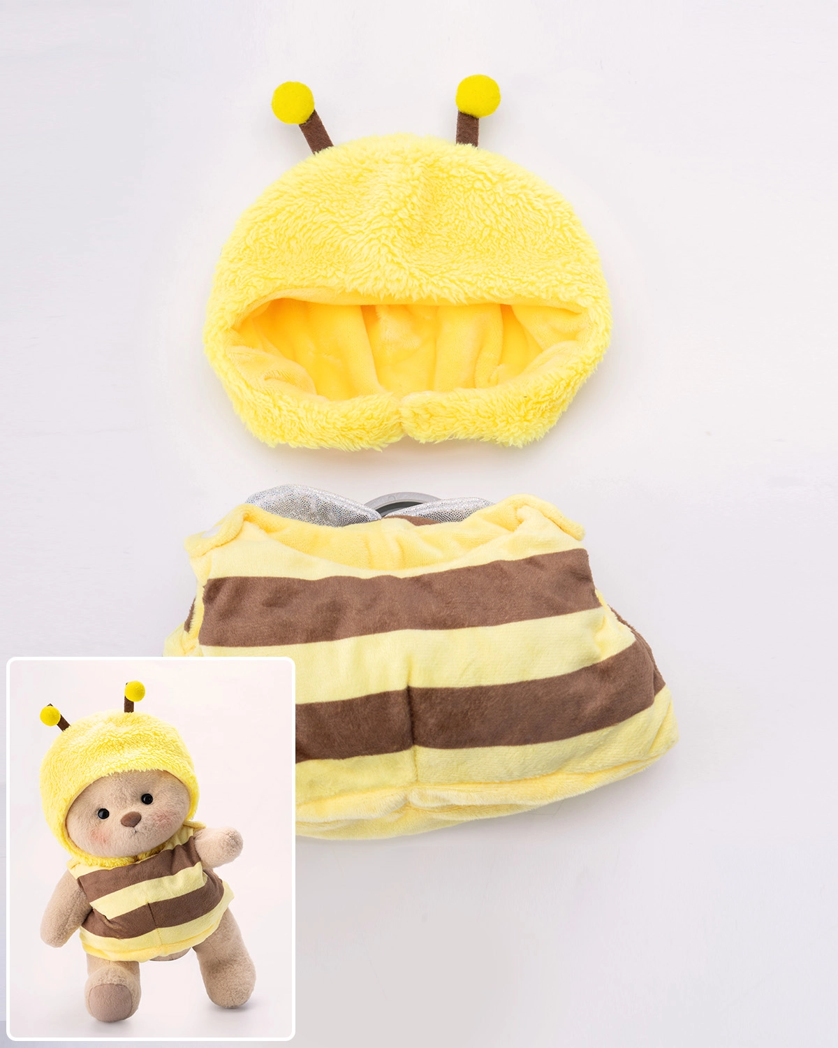 Happy Little Honey Bee Bear | Handmade Jointed Teddy Bear Gift