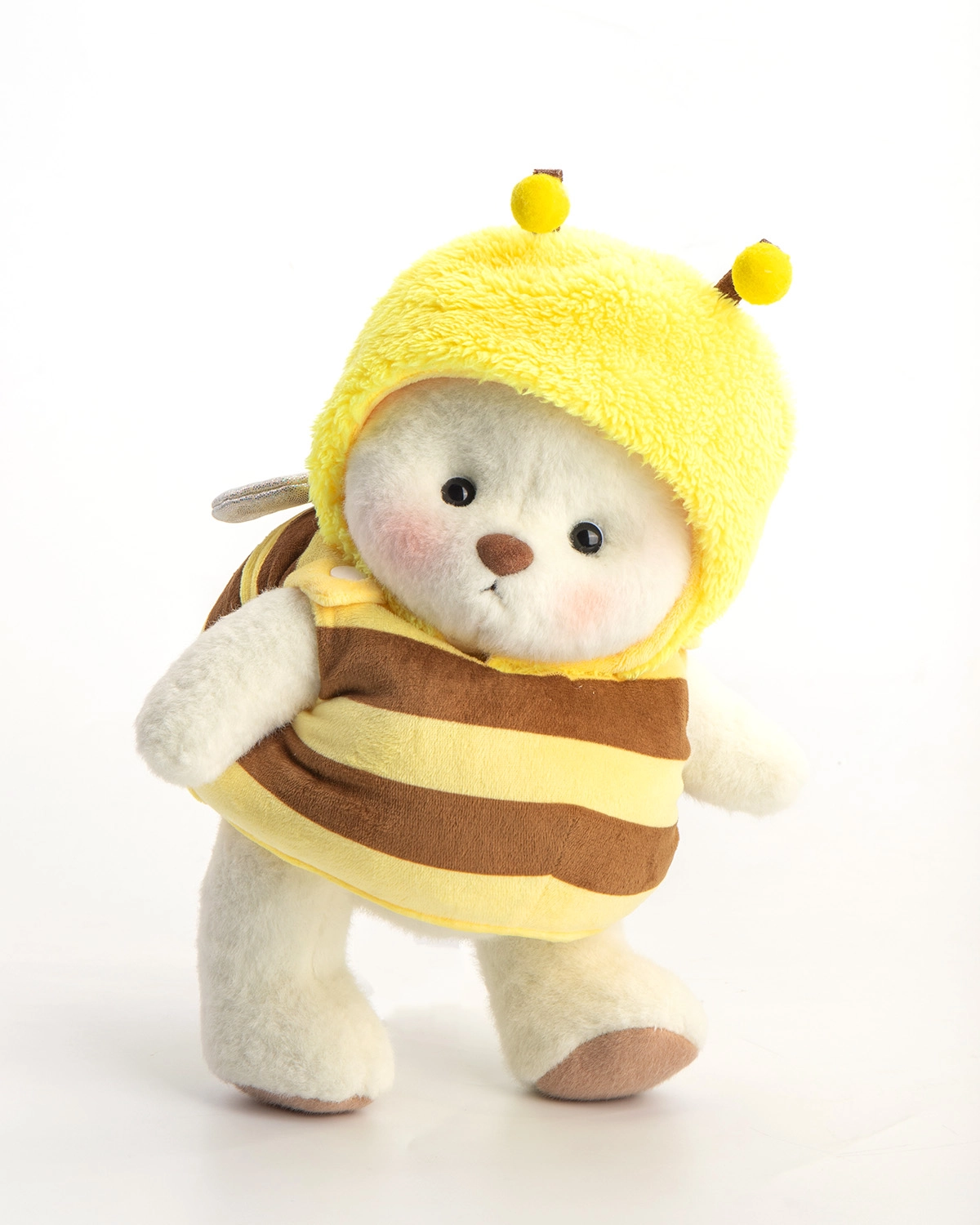 Happy Little Honey Bee Bear | Handmade Jointed Teddy Bear Gift
