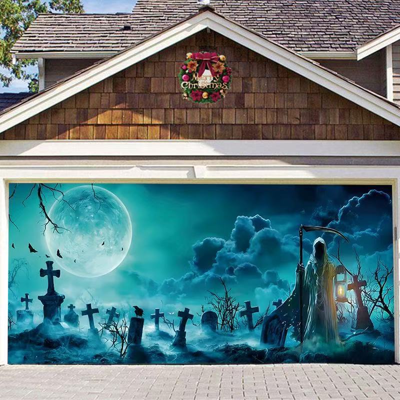 (Limited Edition) | Halloween Garage Door Cover