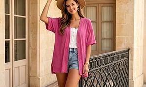 Summer layer colour look 3