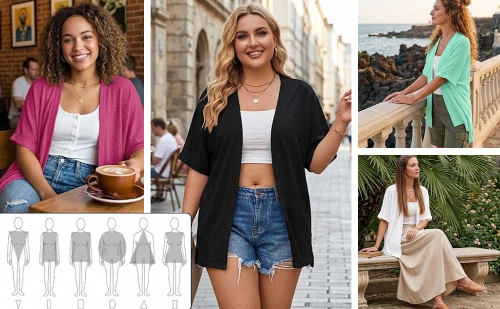 Relaxed drape and longer-line fit of the summer layer
