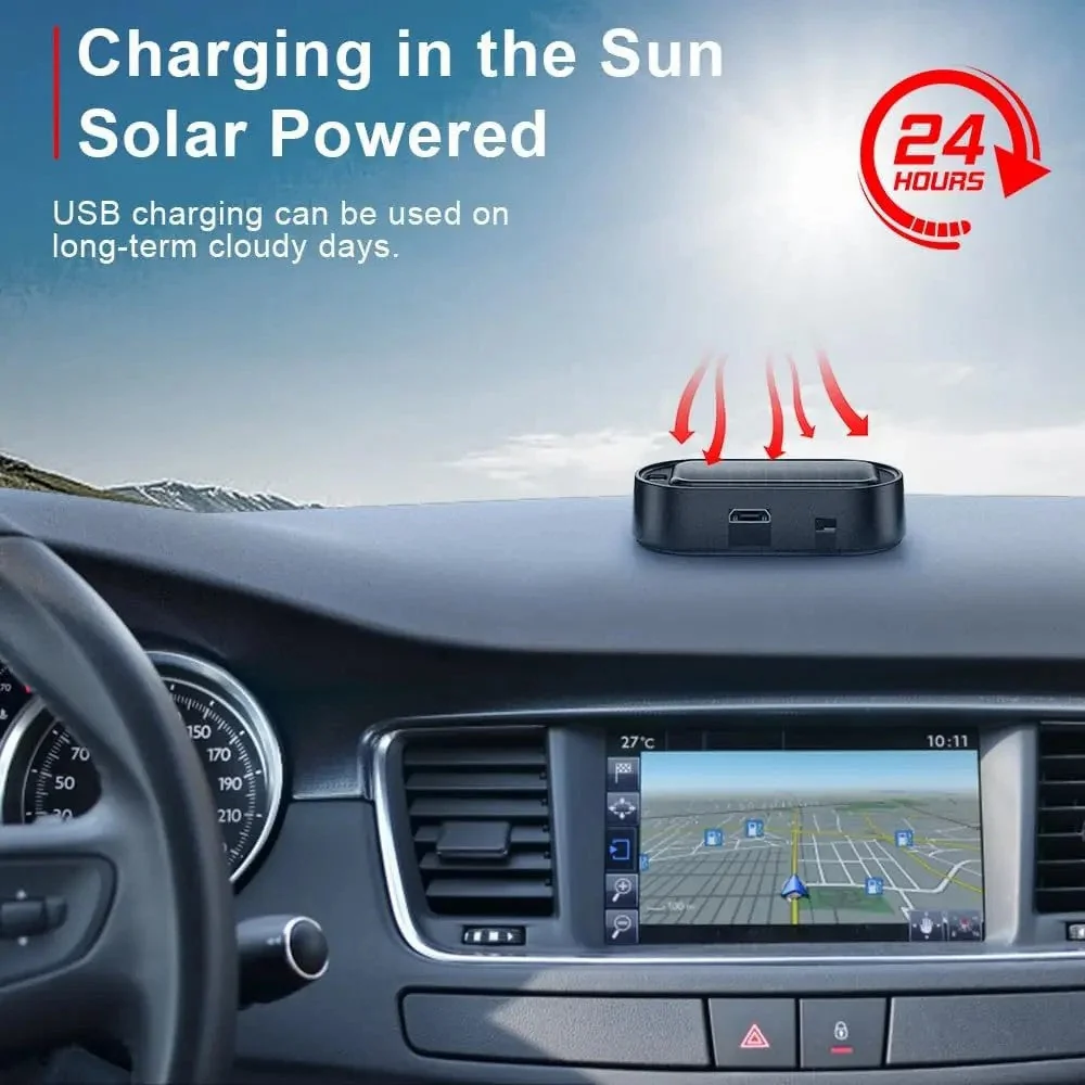 🚗 Cartivoe™ Solar Smart Car Warning Light – Wireless LED Security Indicator with Auto Light Sensor for Vehicle Protection