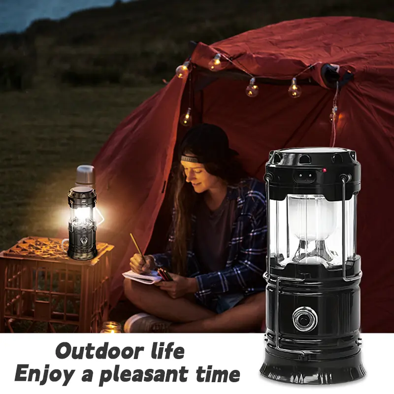 Cartivoe™ 4-Pack Collapsible LED Camping Lanterns with Solar & USB Charging 🔦☀️