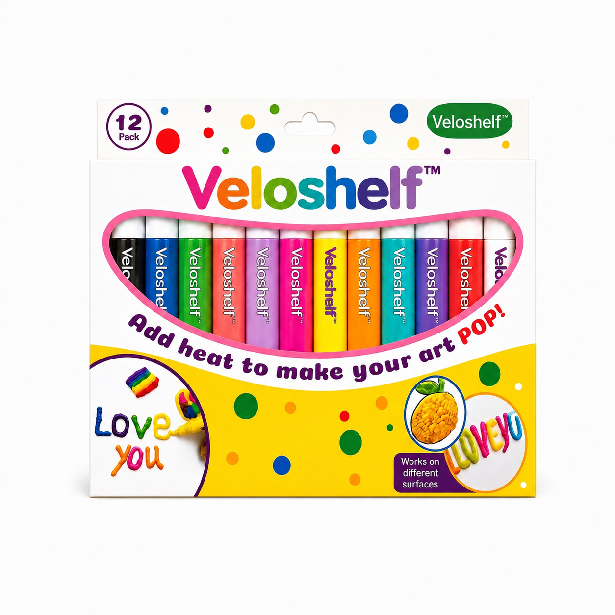 Veloshelf™ 3D Relief Art Pen – Turn Flat Drawings Into Touchable 3D Art