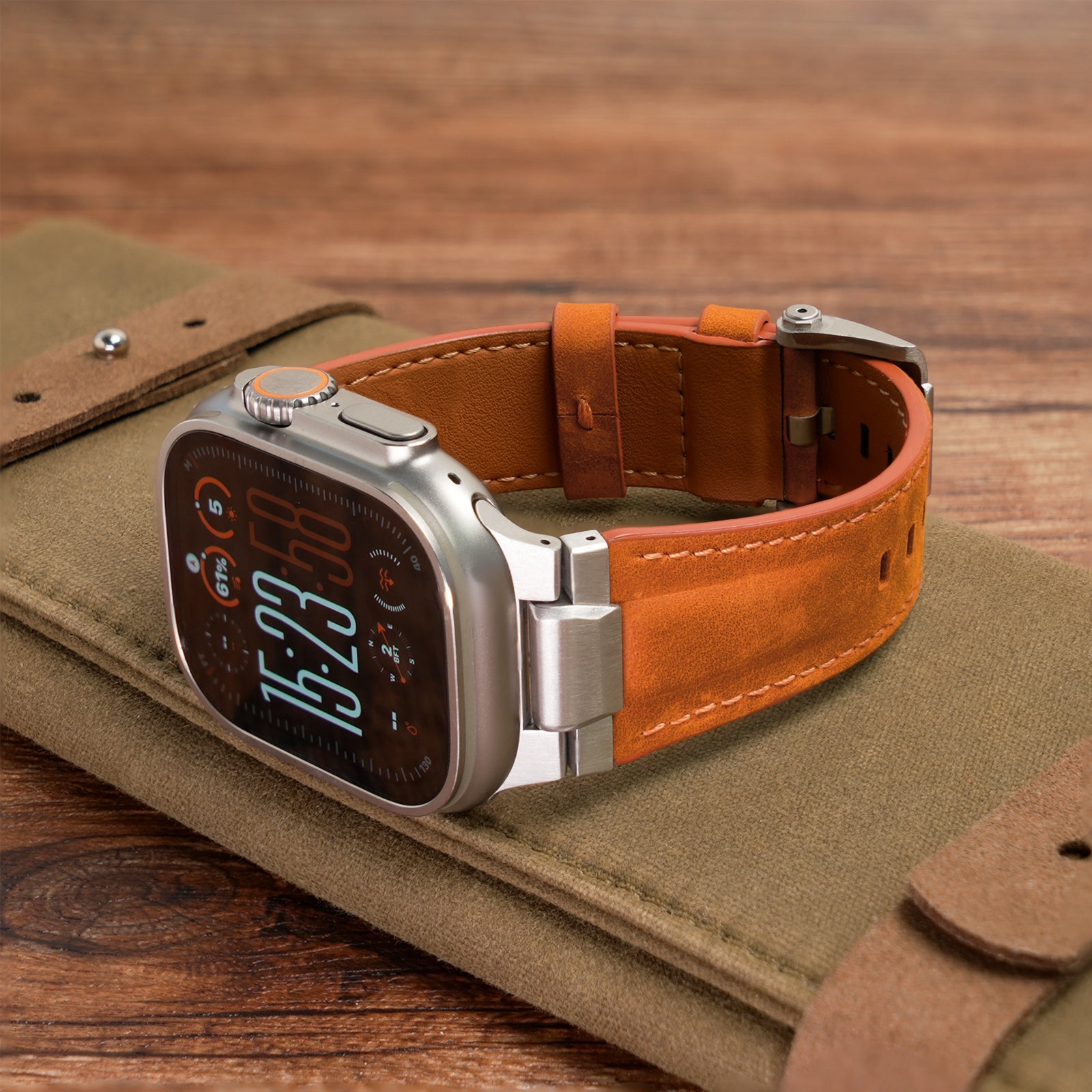 Plushgrid Leather Band For Apple Watch