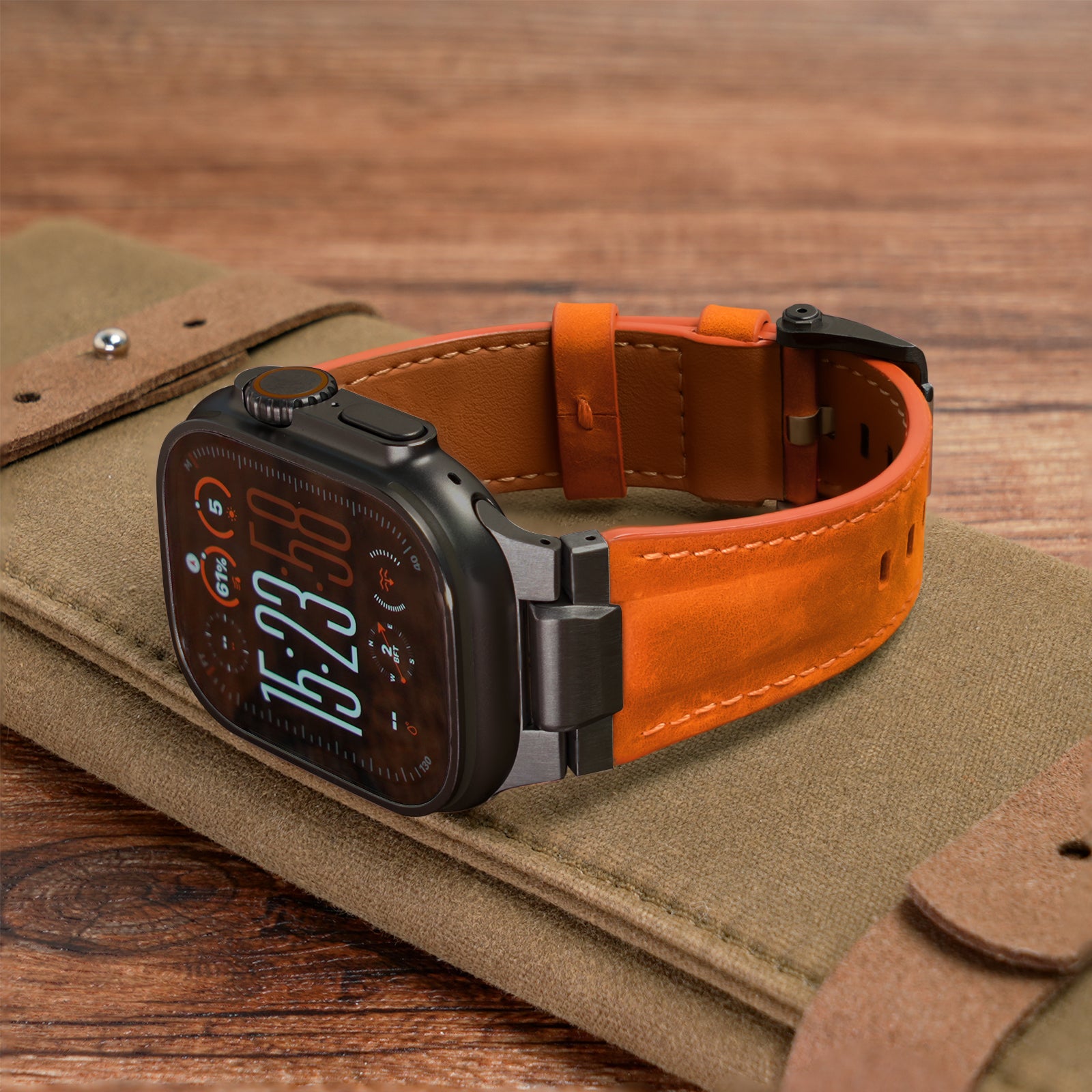 Plushgrid Leather Band For Apple Watch