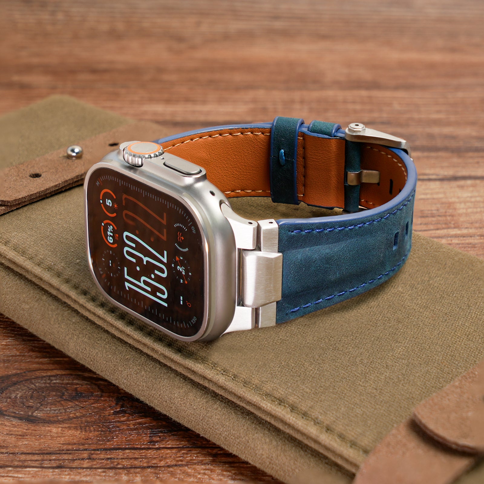 Plushgrid Leather Band For Apple Watch