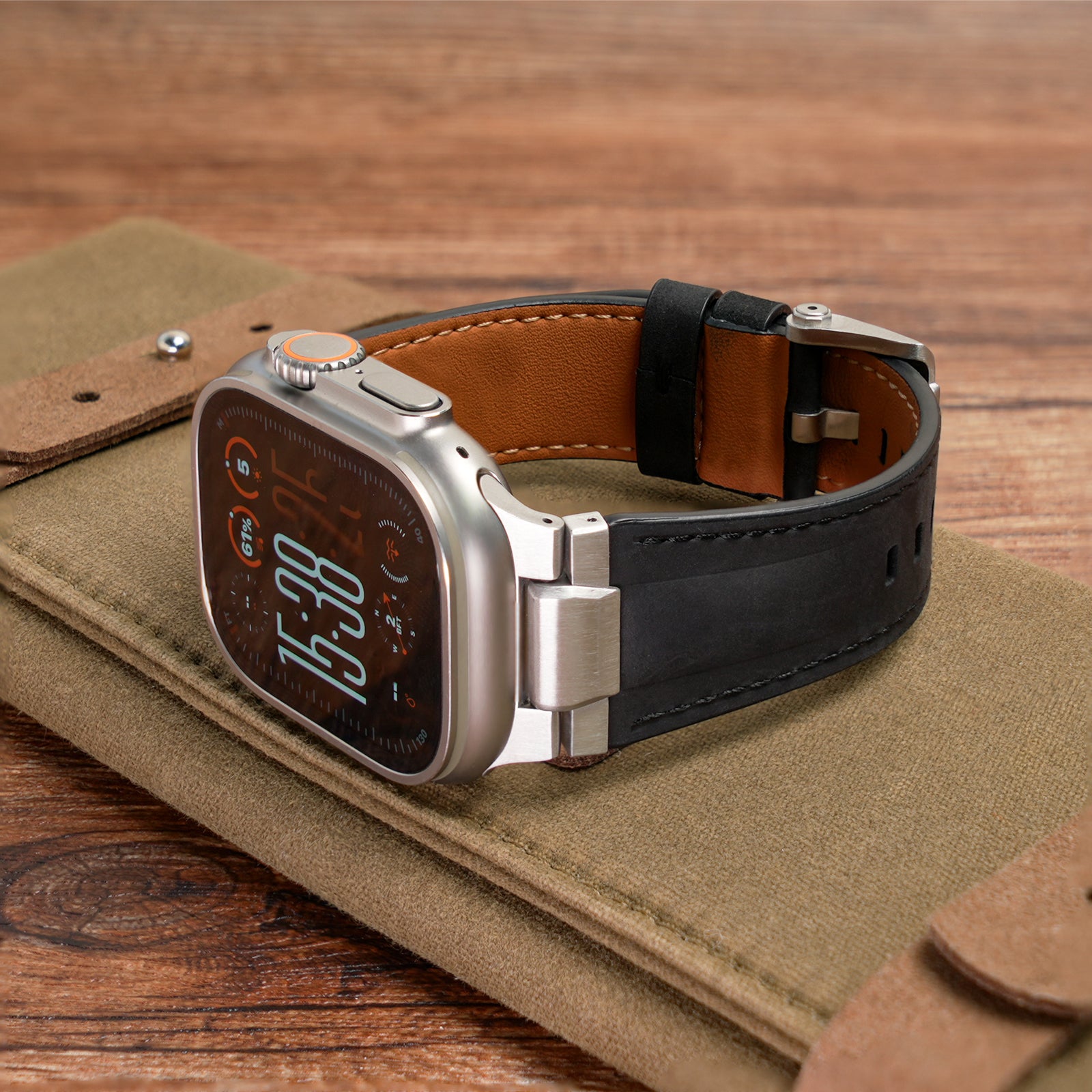 Plushgrid Leather Band For Apple Watch