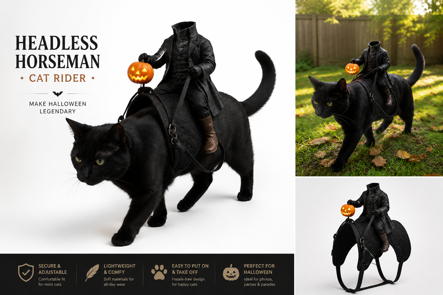 The Headless Horseman Rider™ Pet Costume
