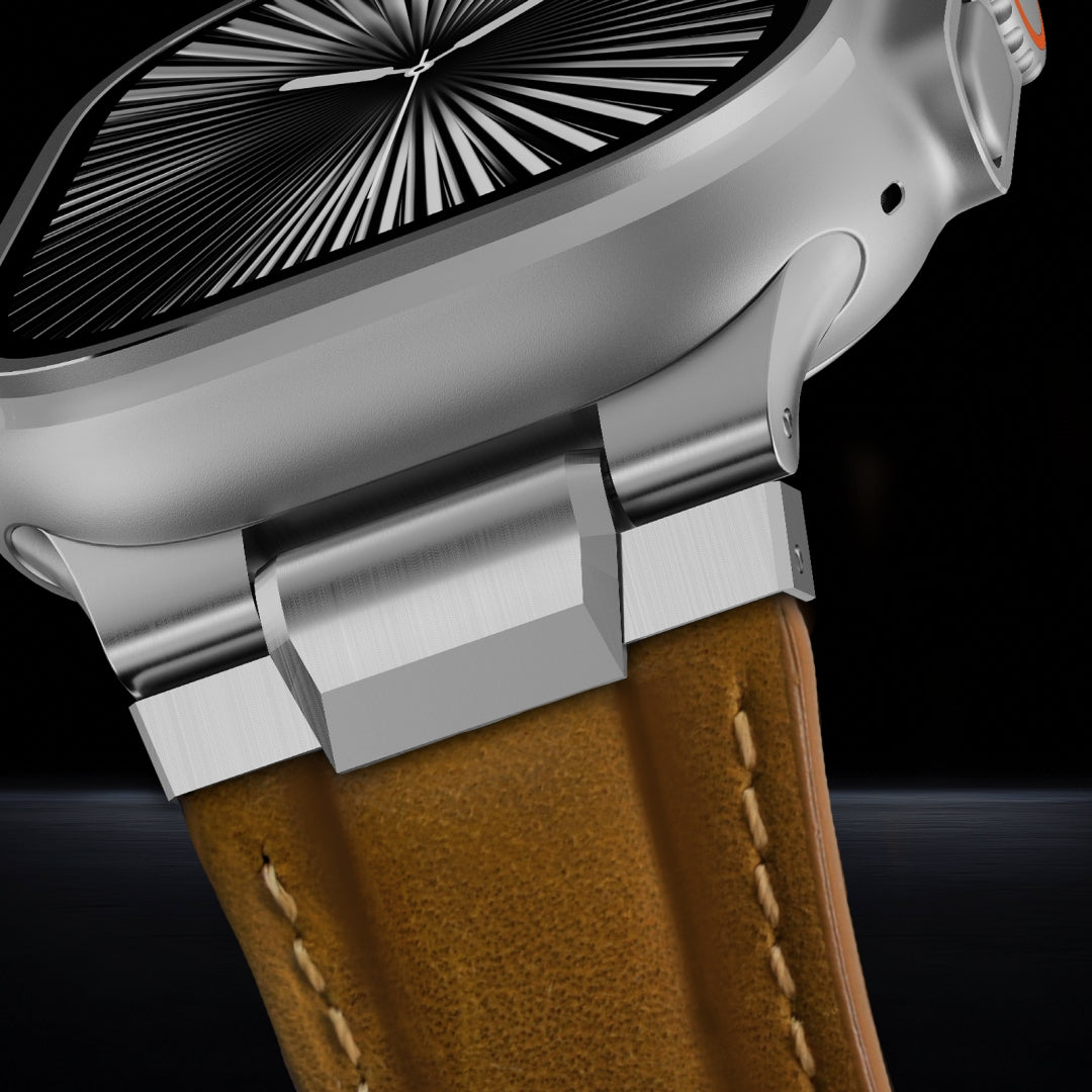 Plushgrid Leather Band For Apple Watch