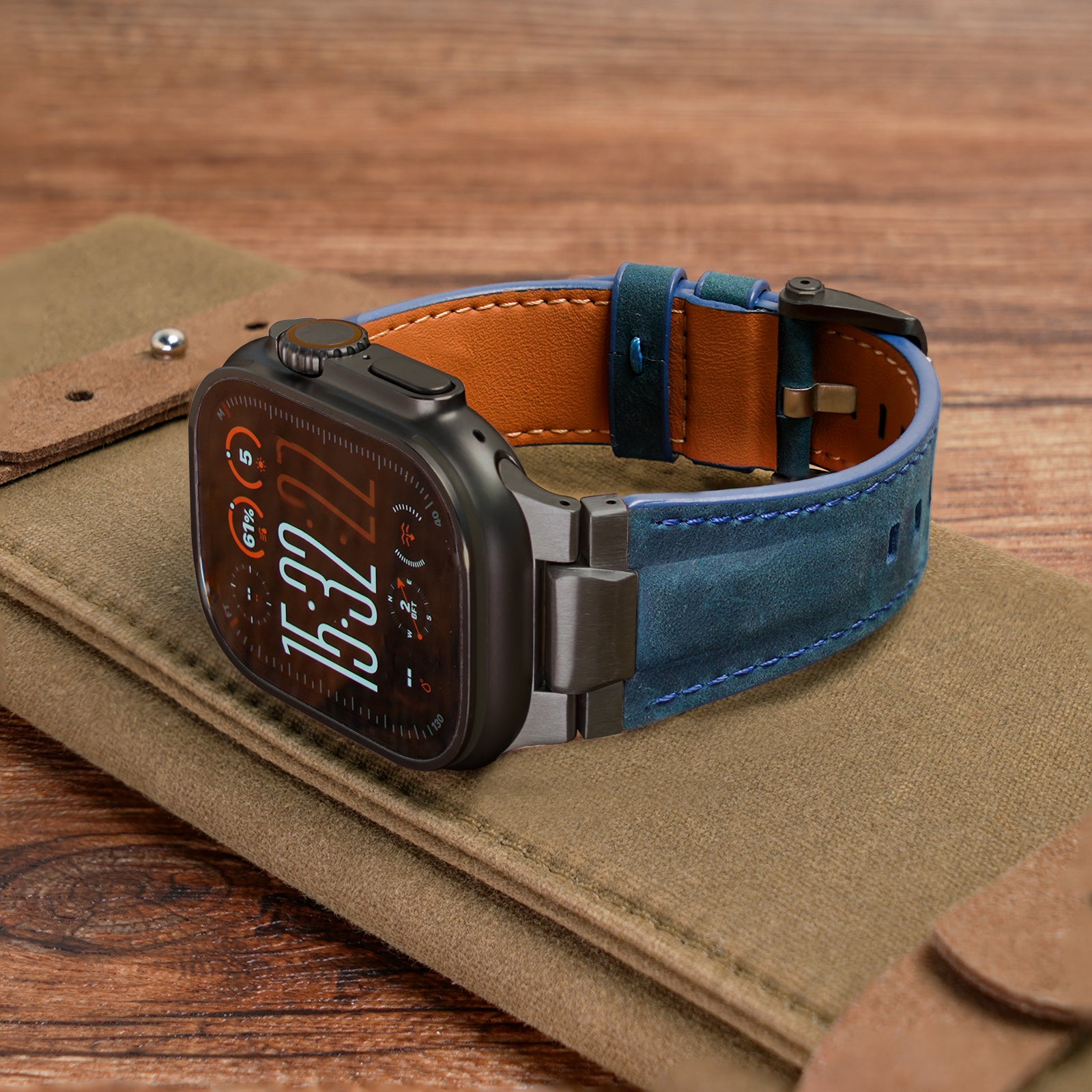Plushgrid Leather Band For Apple Watch