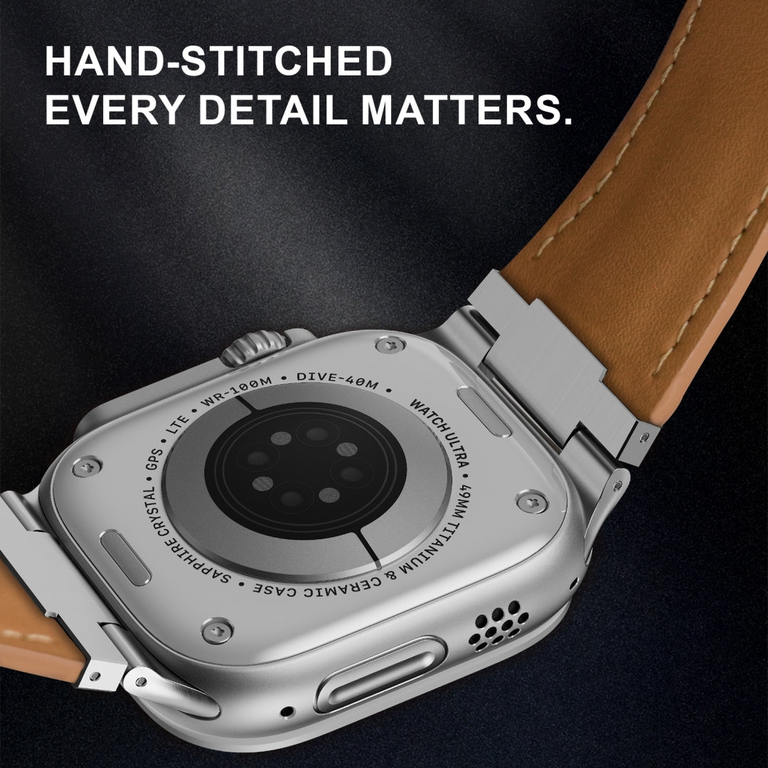 Plushgrid Leather Band For Apple Watch