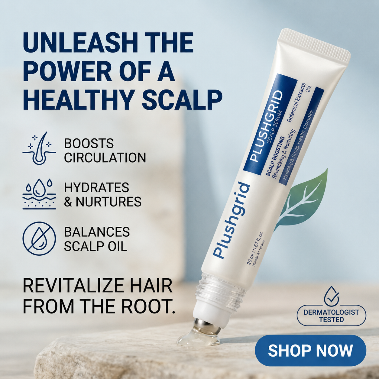 Deoxyribose Scalp Serum