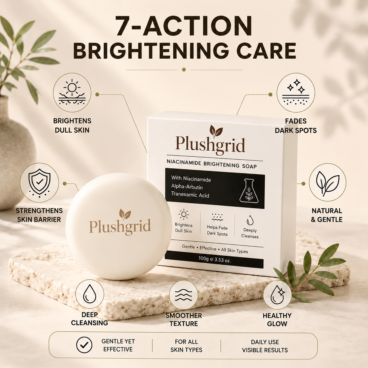 ⚡New Niacinamide Skin Soap – Brightens, Fades Spots & Freckles