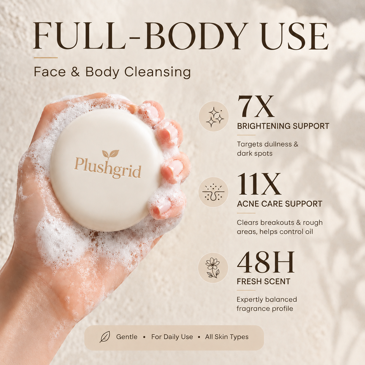 ⚡New Niacinamide Skin Soap – Brightens, Fades Spots & Freckles