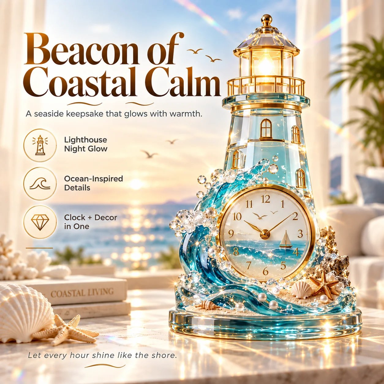 Lighthouse coastal decor