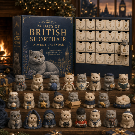 British Shorthair Christmas Blind Box