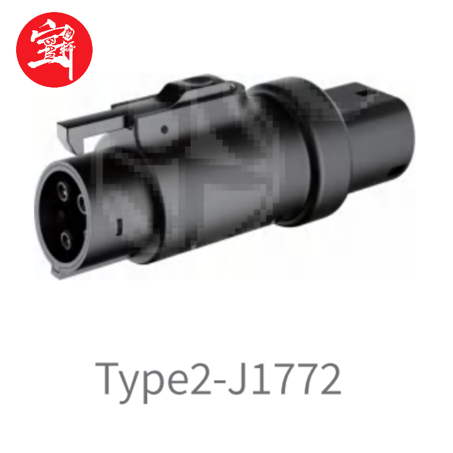 Type 2 to J1772 EV Charging Adapter, AC Charging Connector for Electric Vehicles