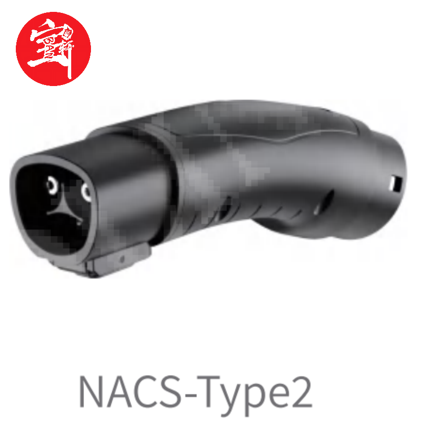NACS to Type 2 EV Charging Adapter, AC Charging Connector for Electric Vehicles