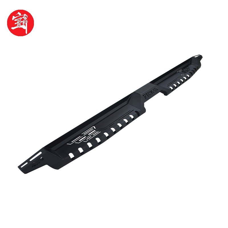Carbon Steel Pickup Truck Side Steps, Gold Drill Style Running Boards with Vehicle Body Protection