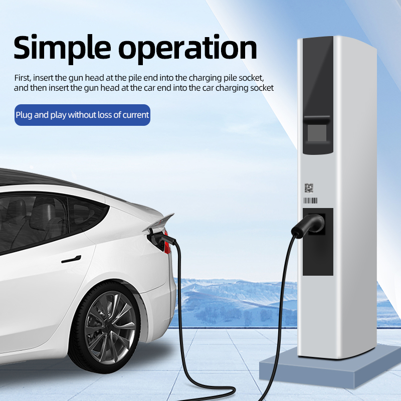 3.5kW/7kW/11kW/22kW Dual-Head EV Charging Gun, EU Standard, Type 2, OEM/ODM