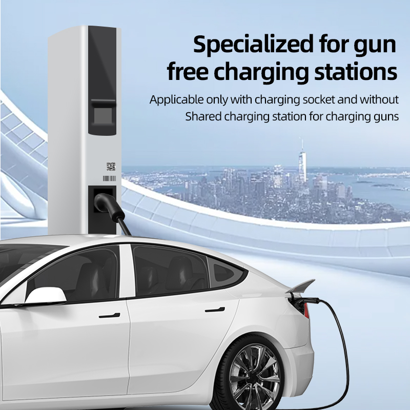 3.5kW/7kW/11kW/22kW Dual-Head EV Charging Gun, EU Standard, Type 2, OEM/ODM