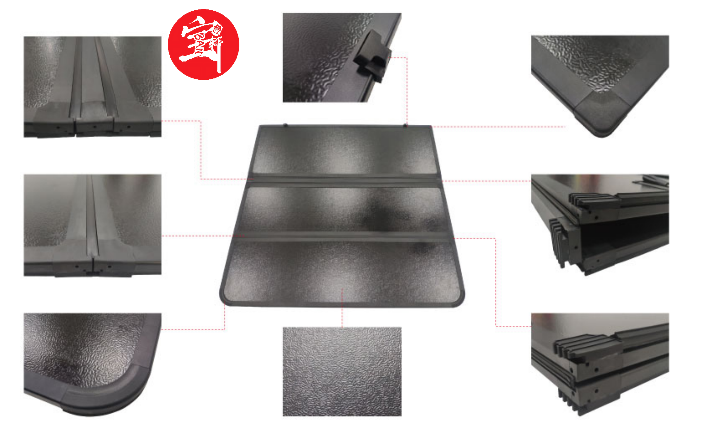 Anti-Theft Locking Aluminum Roller Shutter Cover for Secure Truck Cargo Storage