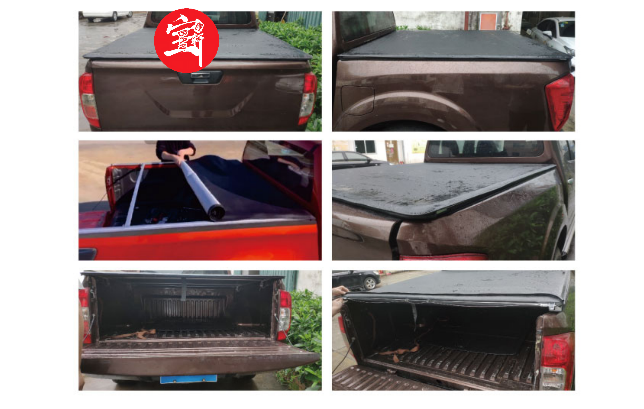 Aluminum Pickup Roller Cover Compatible with Sports Bar and Roll Bar Installation