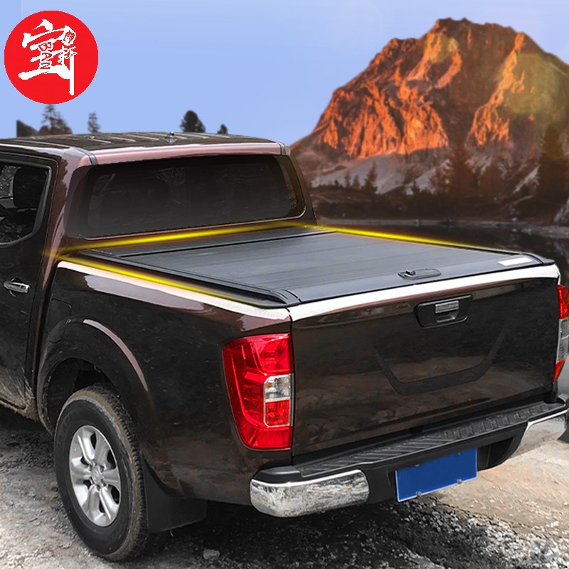 Waterproof Aluminum Pickup Bed Cover with Built-in Drainage Channel for Rainy Days