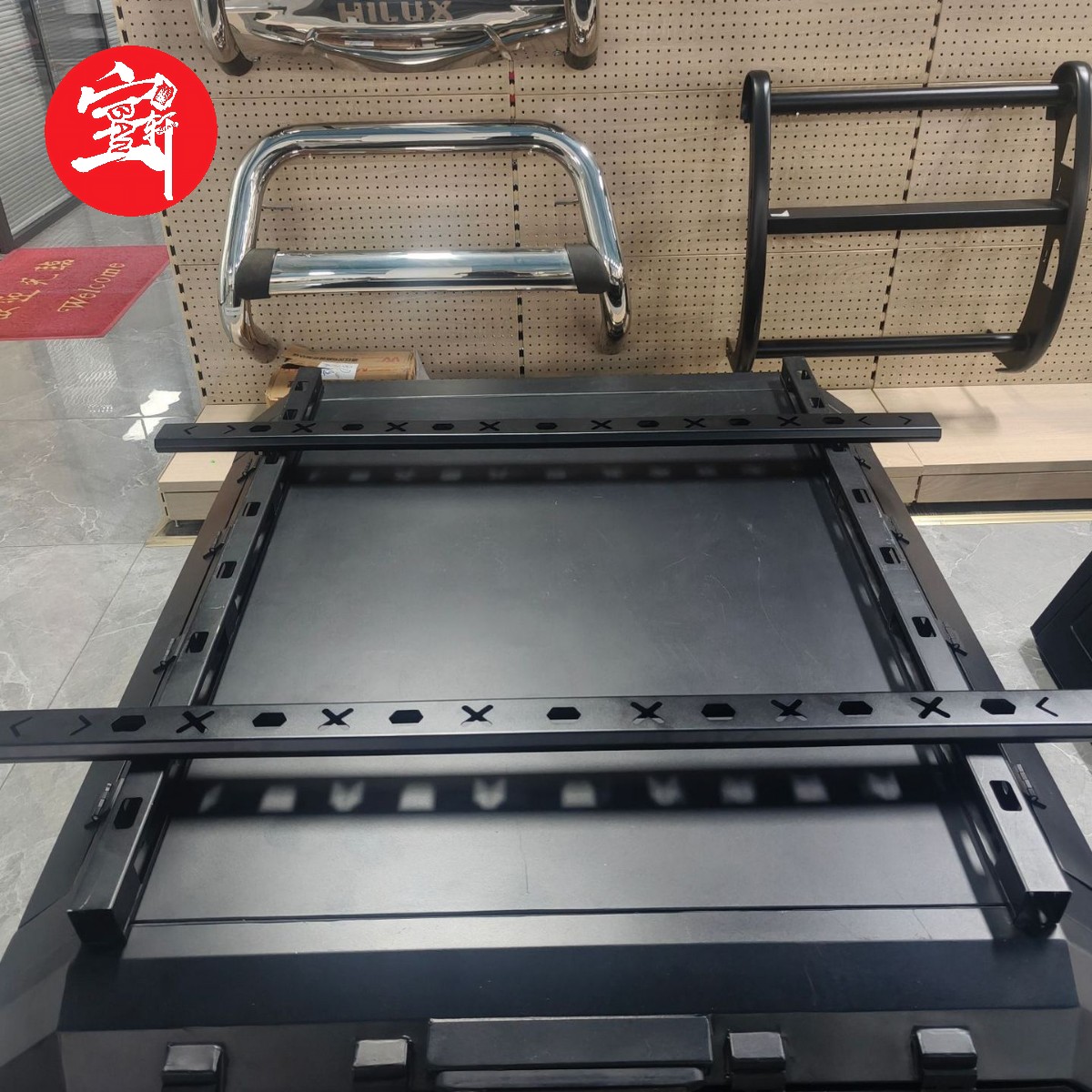 T1 Roof Rack RVO150202A – Standard Steel Frame, Universal Vehicle Roof Cargo Carrier