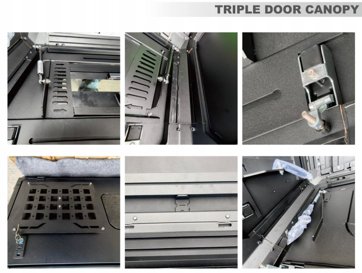 Hardtop Pickup Truck Bed Cover Canopy for Daily Cargo Hauling and Travel