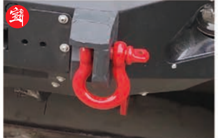 Heavy-Duty Ranger Front Bumper, High-Strength Steel, LED Lights, Off-Road Protection, Powder-Coated Finish