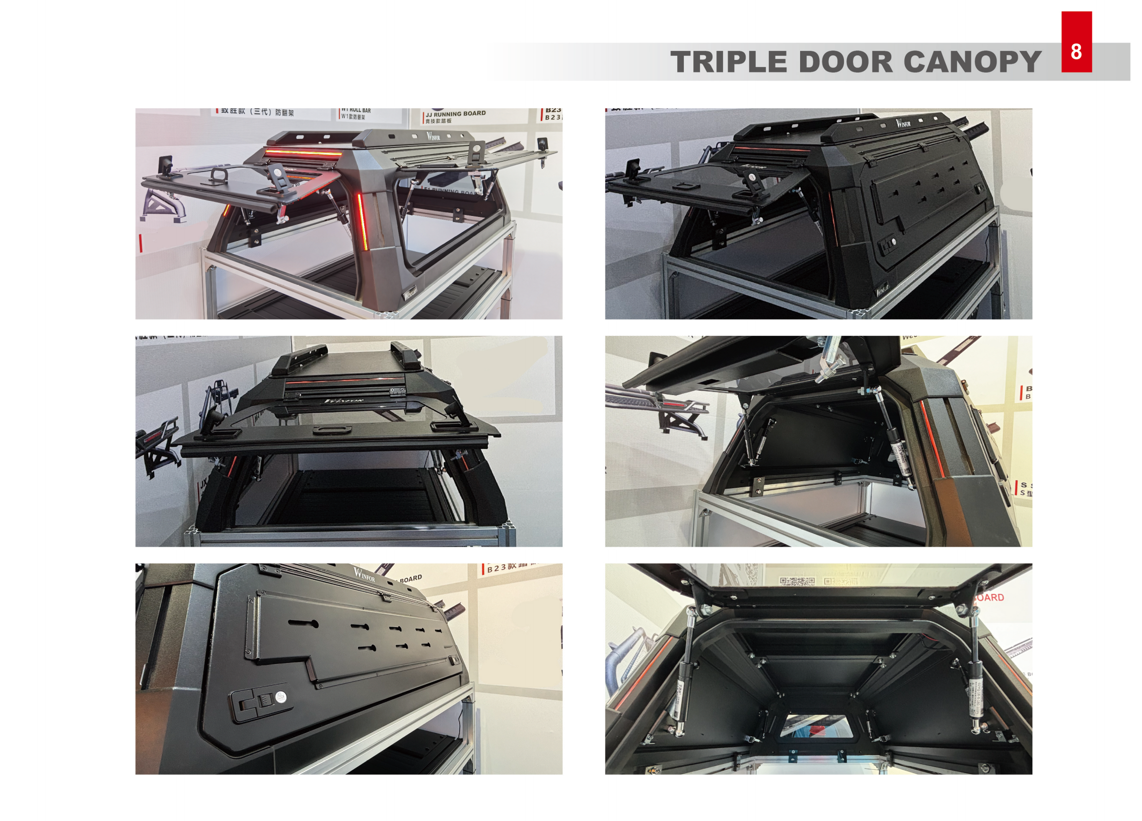 Universal Pickup Truck Bed Canopy for Mid Size Trucks Camping Travel Use