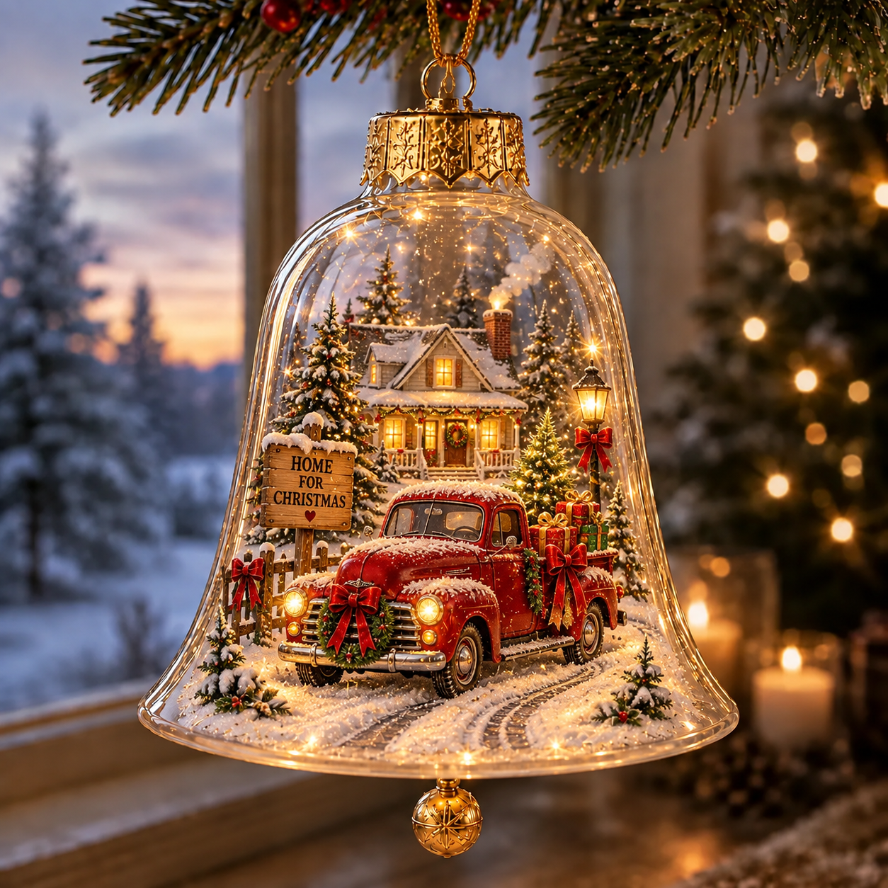 ✨🎄 Leuchtende Weihnachtsdeko mit warmem Licht – festliche Weihnachtswelt fur Tisch, Regal & Fensterbank