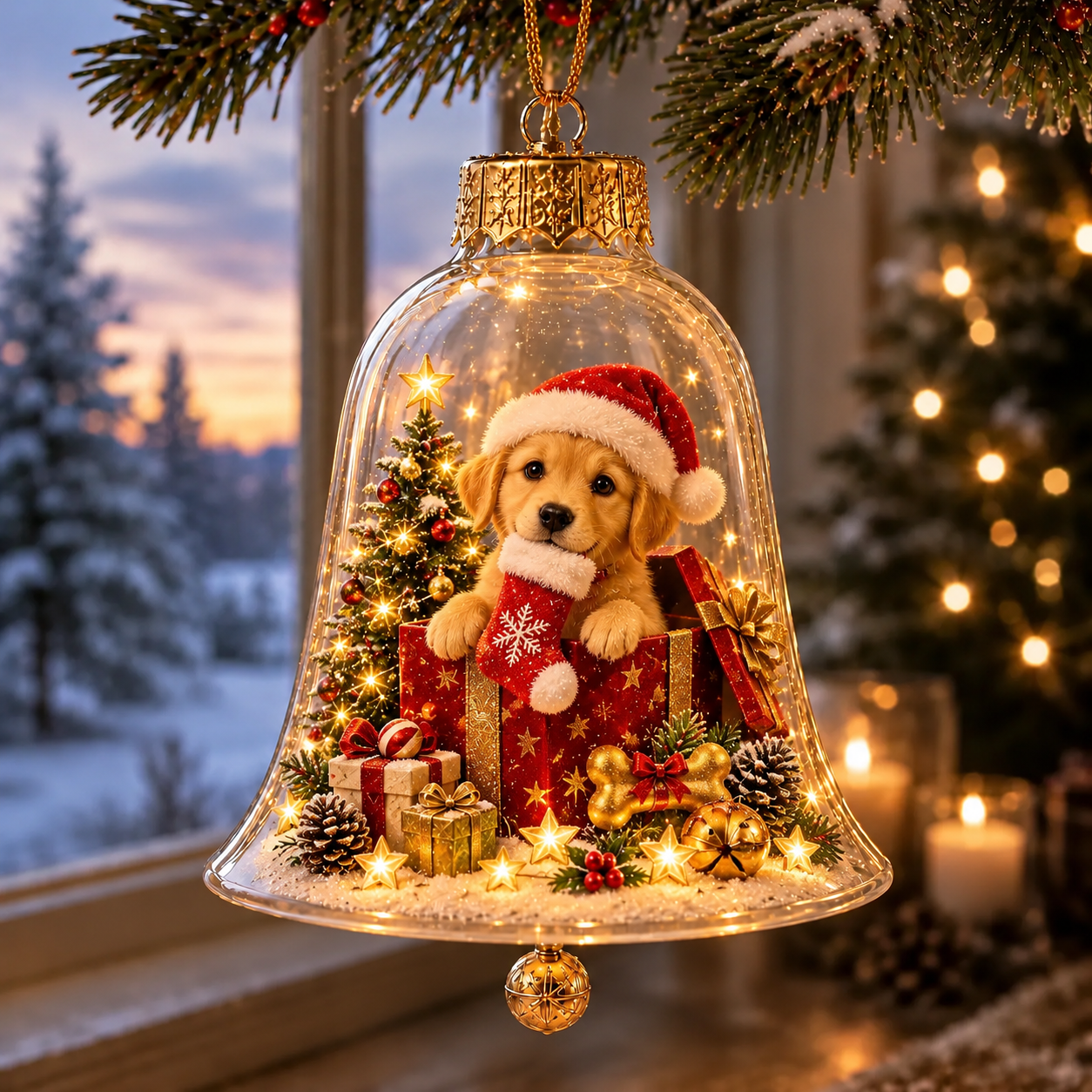 ✨🎄 Leuchtende Weihnachtsdeko mit warmem Licht – festliche Weihnachtswelt fur Tisch, Regal & Fensterbank