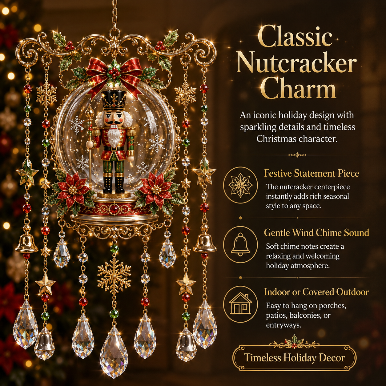 🎁LAST DAY — LIMITED TIME 70% OFF！Magical Christmas Wind Chime