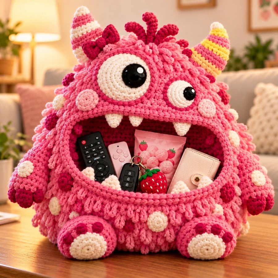Pink Berry Shag Monster