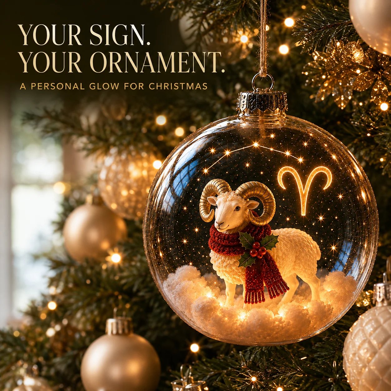 ⏳ Last Day 70% OFF – ✨ Lighted Zodiac Christmas Ornament | 12 Astrology-Inspired Designs with Warm Golden Glow, Constellation Details & Personalized Star Sign Style 🎄