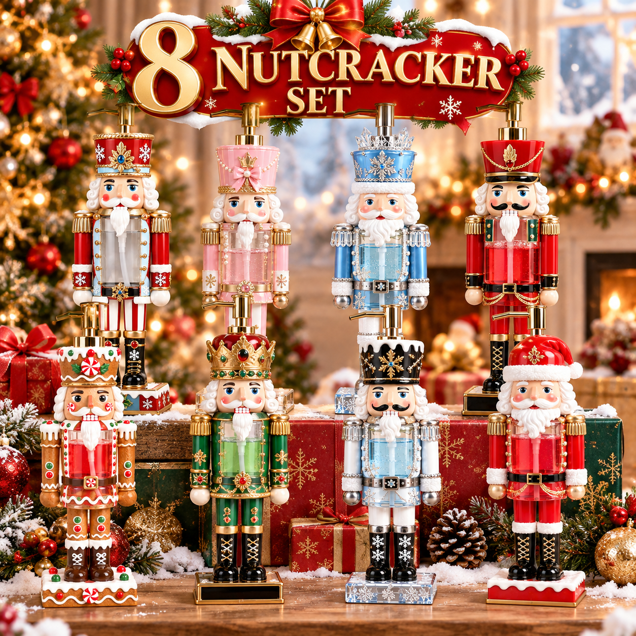 🎄 Christmas Nutcracker Soap Dispenser