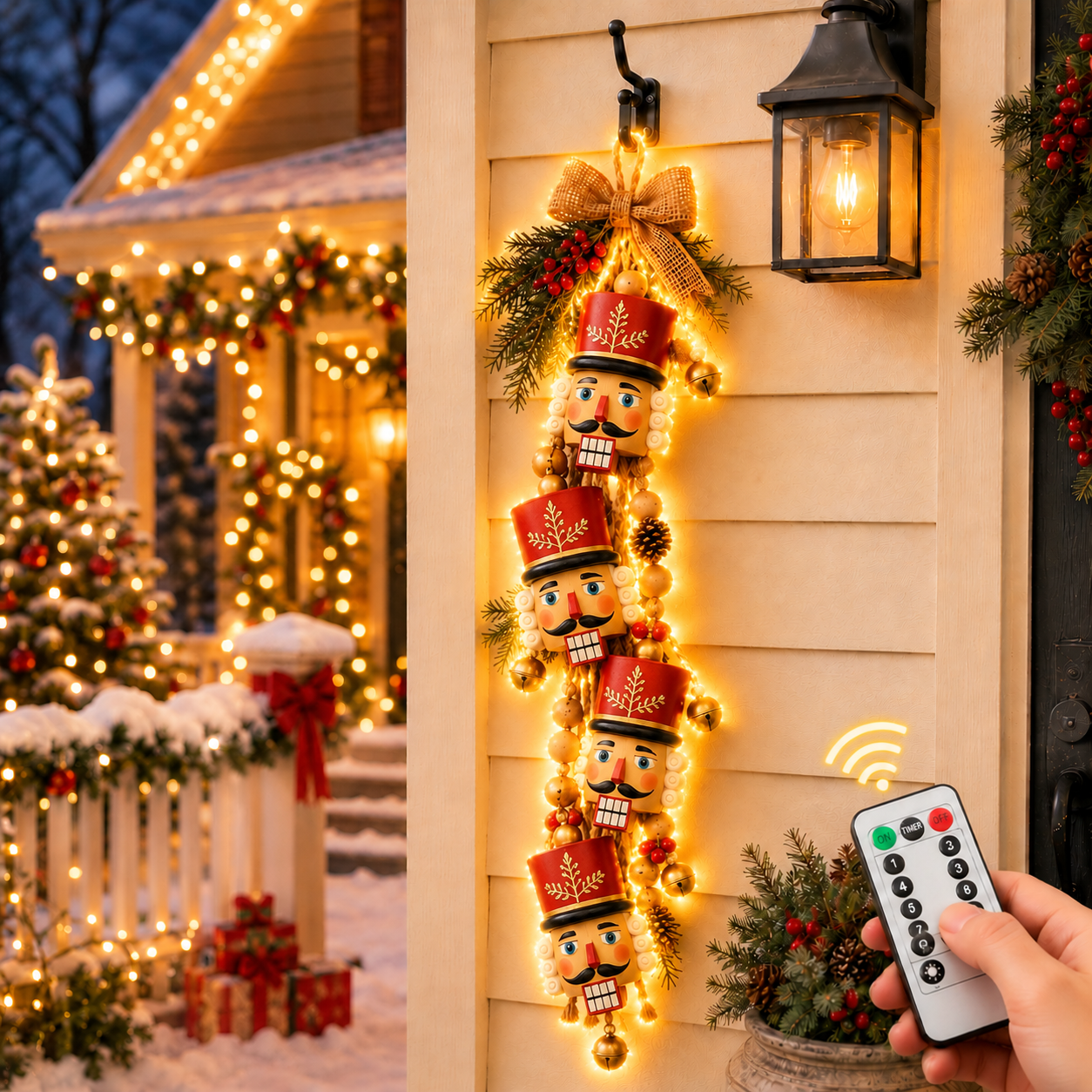 🎄 A Little Christmas Hug Lighted Garland ❤