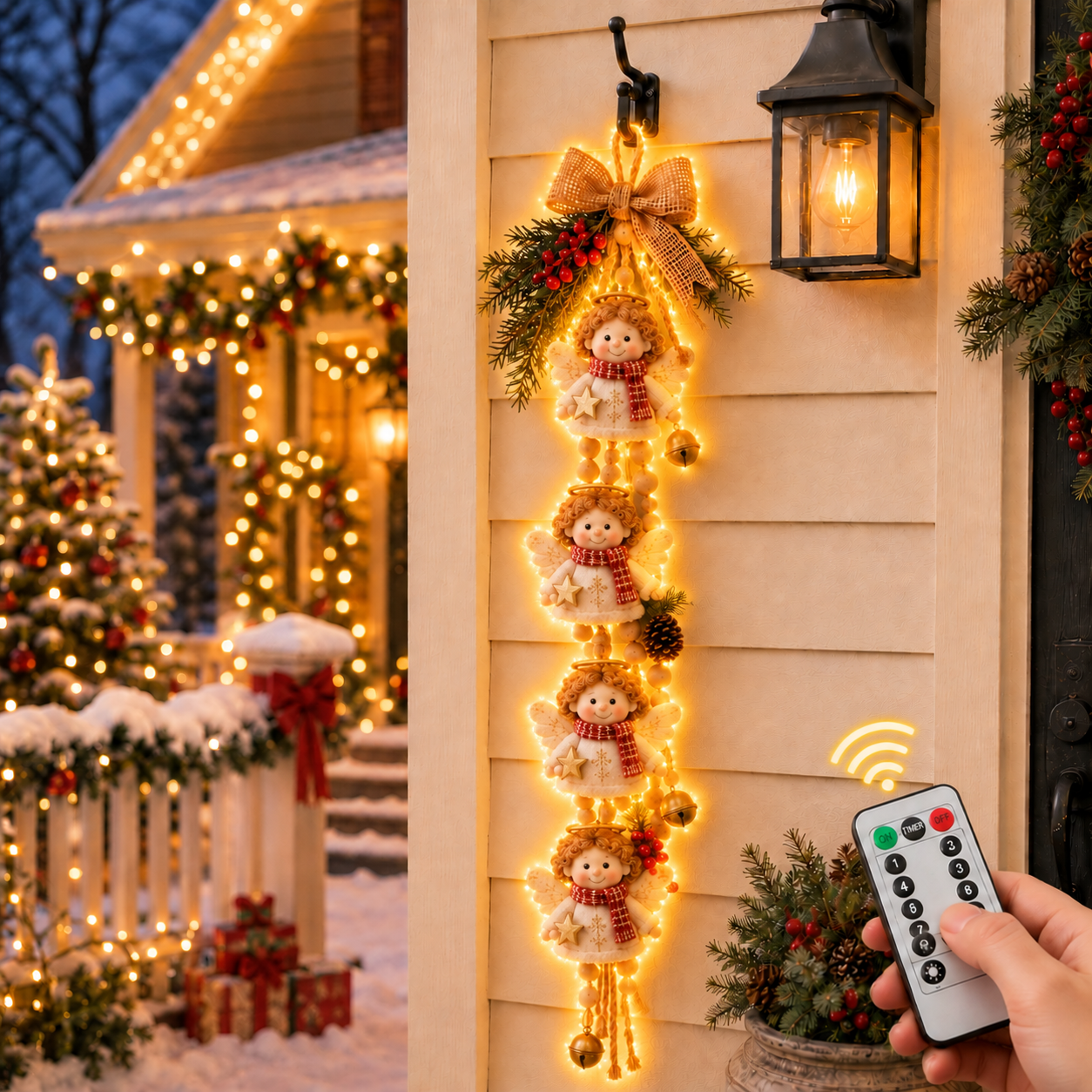 🎄 A Little Christmas Hug Lighted Garland ❤