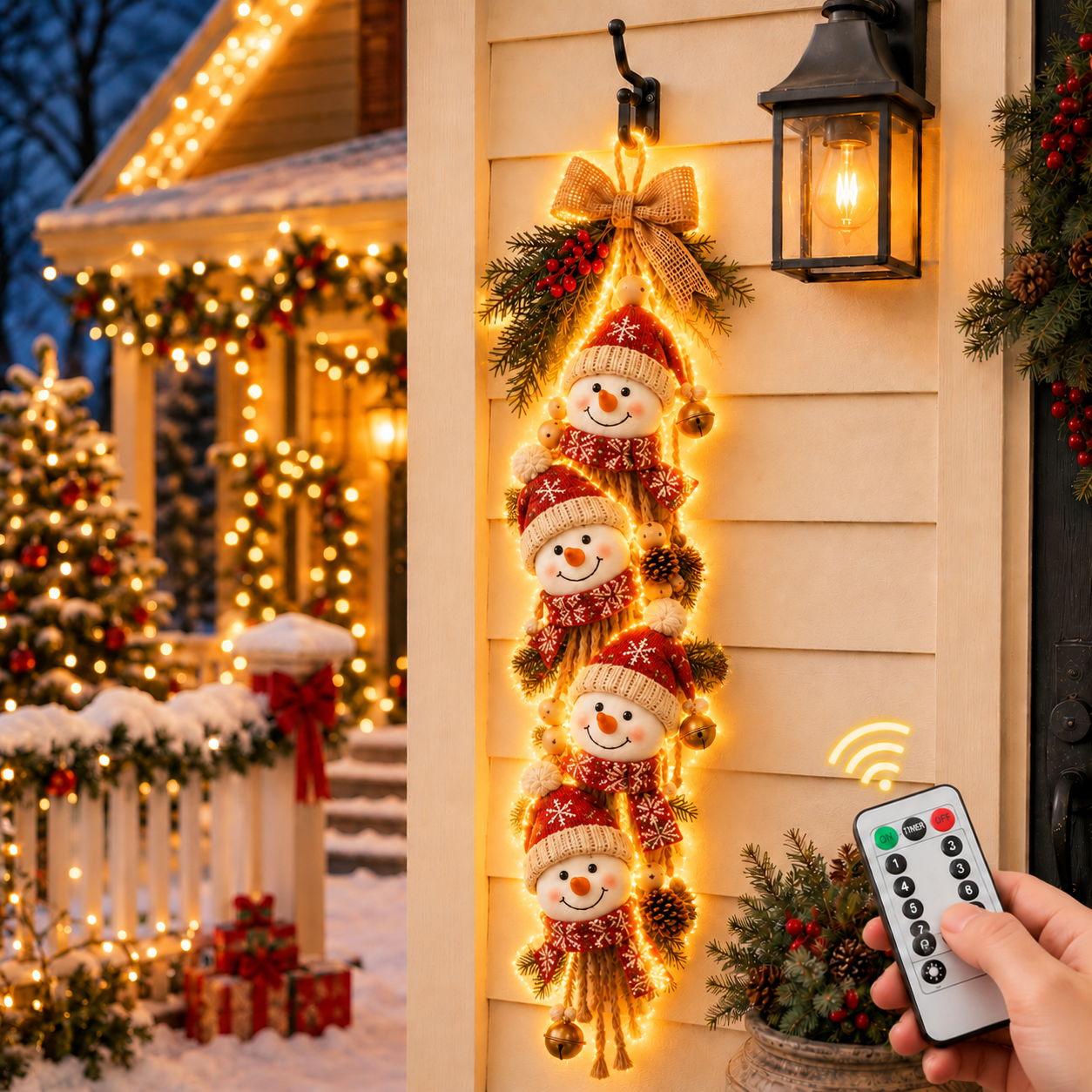 🎄 A Little Christmas Hug Lighted Garland ❤