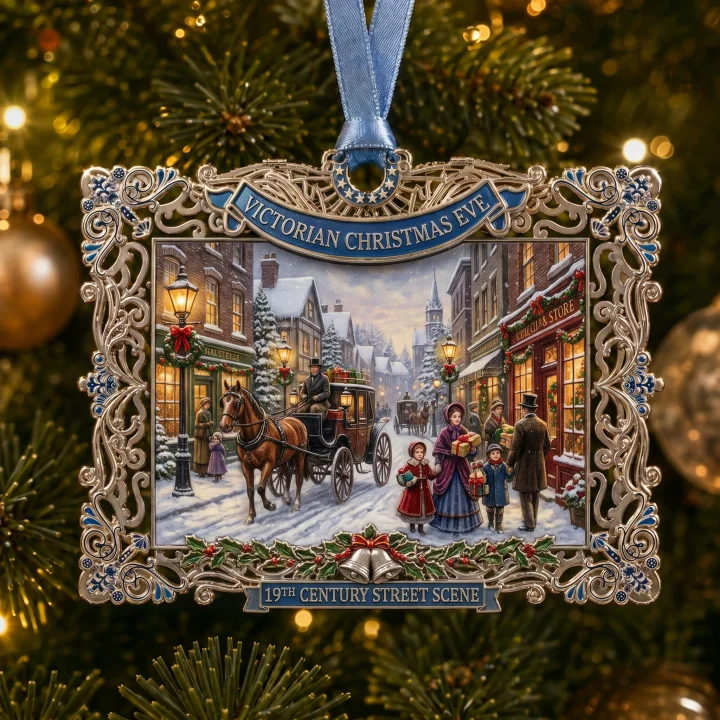 ❤️Last Day70% OFF-250th Anniversary Christmas Ornament 2026 – USA Heritage Santa Sleigh Collectible | Limited-Edition Patriotic Holiday Tree Decor