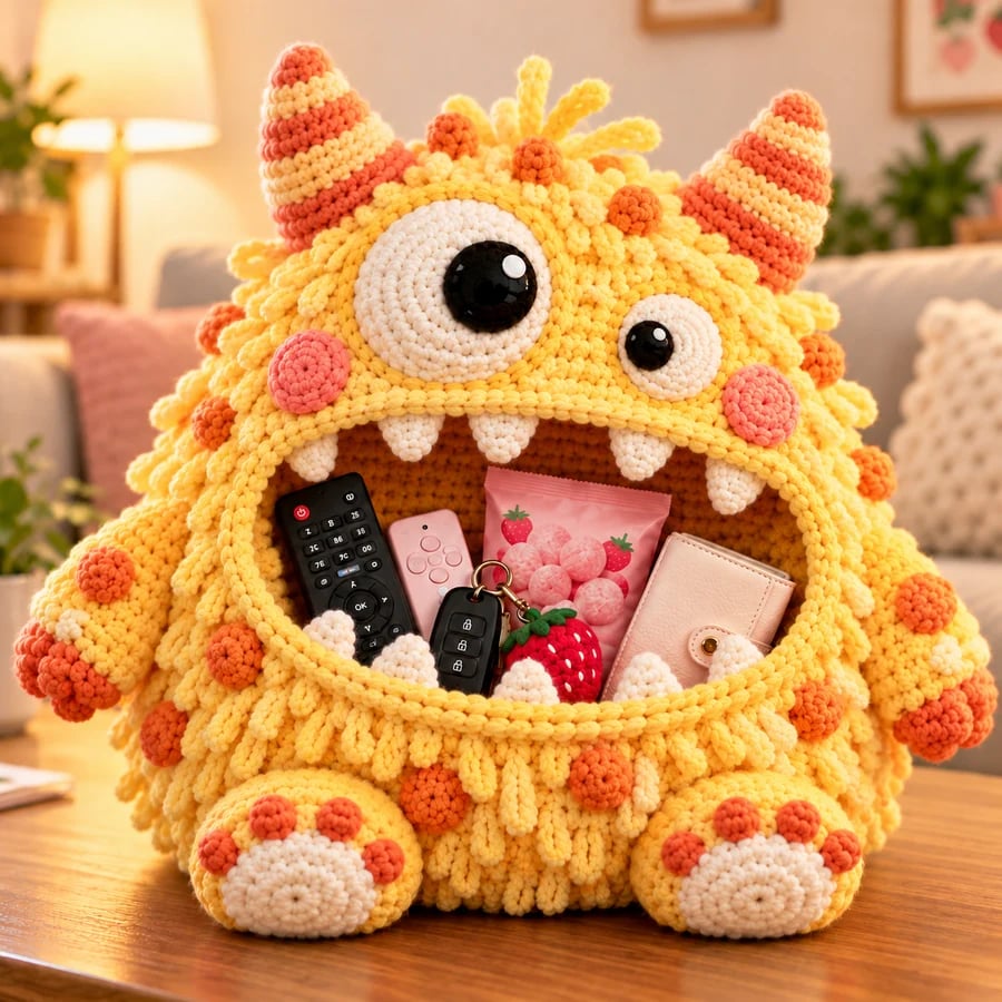 Yellow Sunny Loops Monster