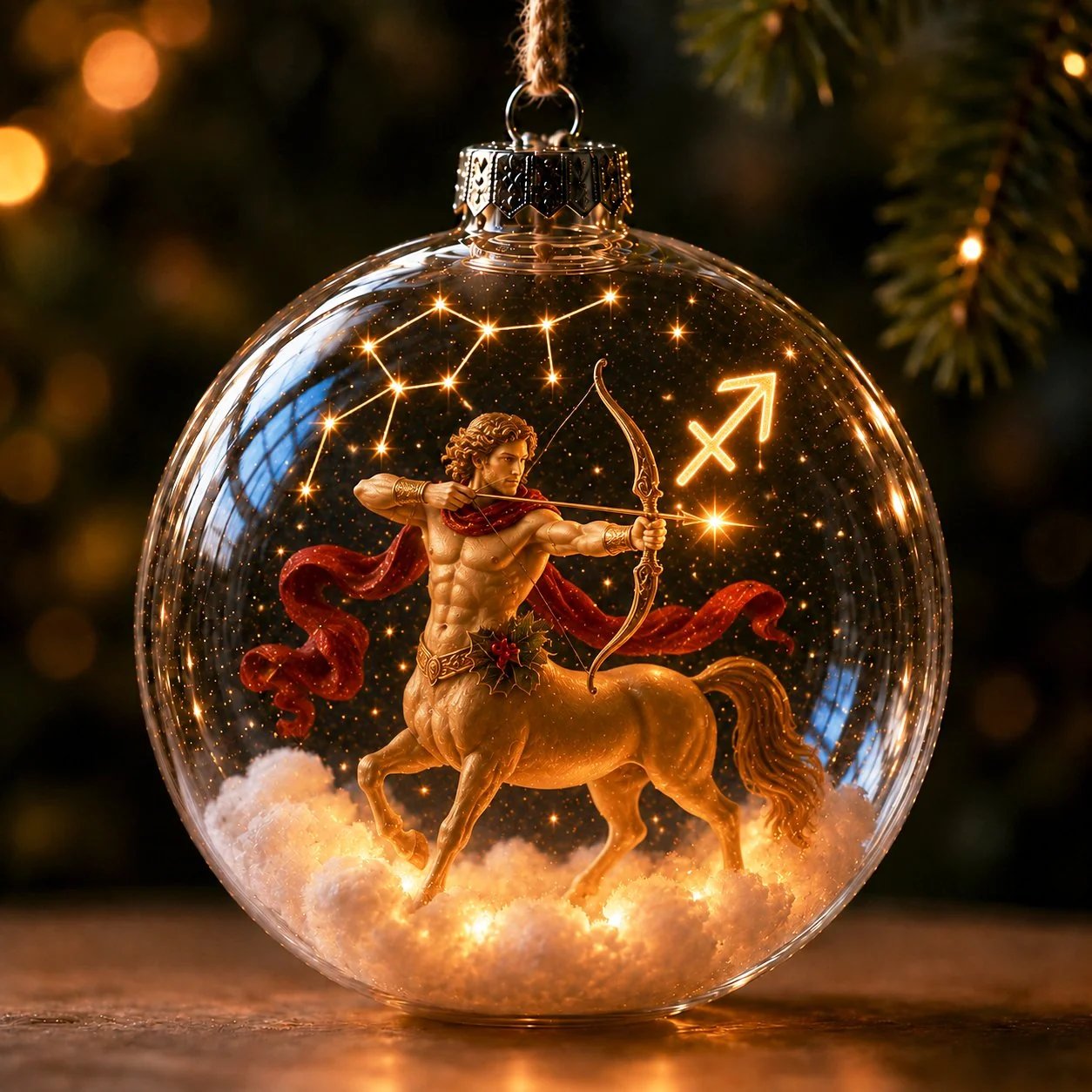 ⏳ Last Day 70% OFF – ✨ Lighted Zodiac Christmas Ornament | 12 Astrology-Inspired Designs with Warm Golden Glow, Constellation Details & Personalized Star Sign Style 🎄
