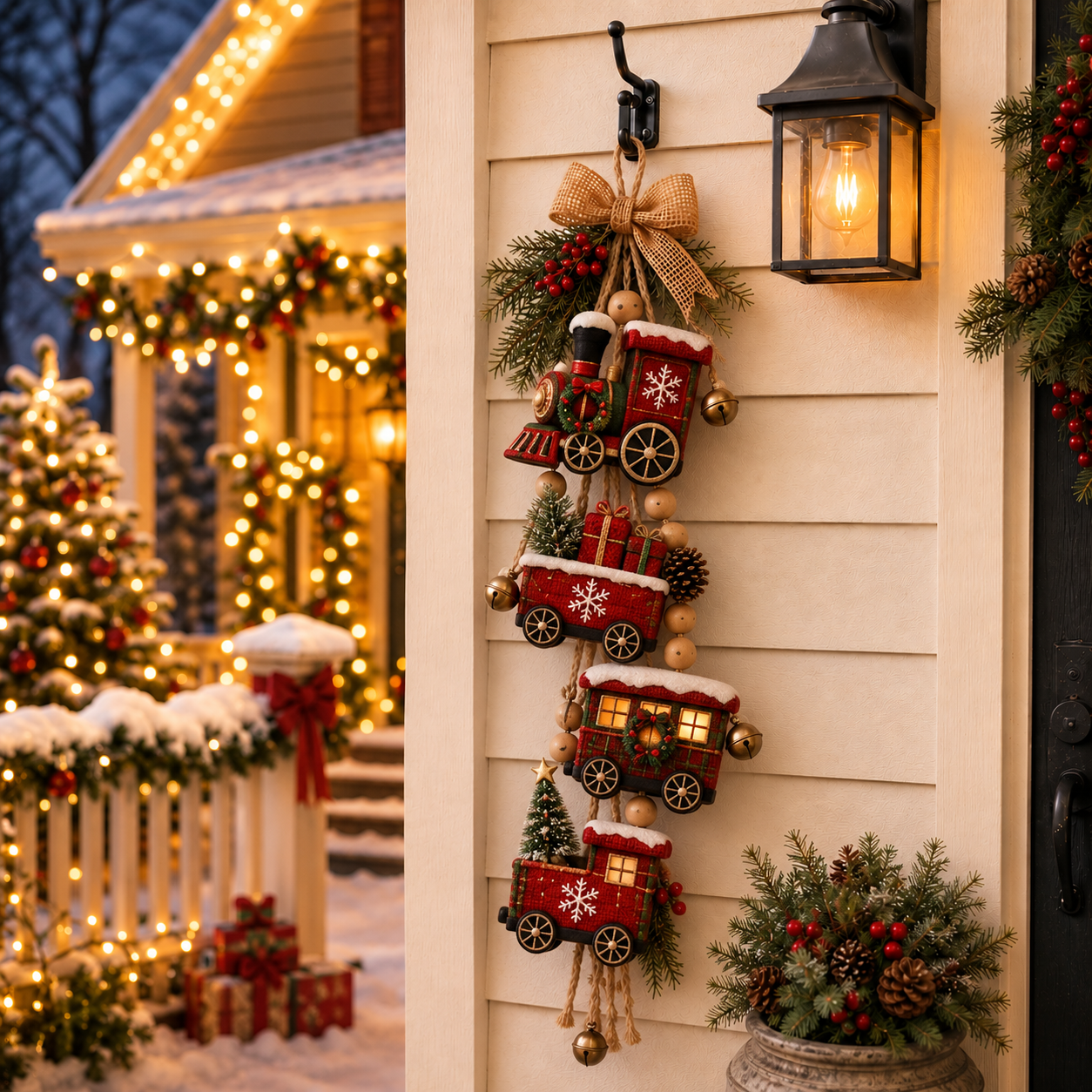 🎄 A Little Christmas Hug Lighted Garland ❤