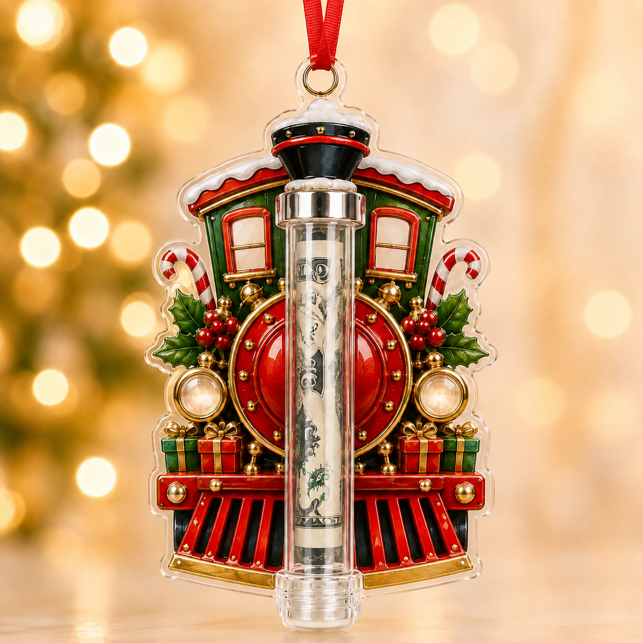 🎁💵 Last Day70% OFF Christmas Cash Holder Ornament — Turn Cash Into a Christmas Surprise