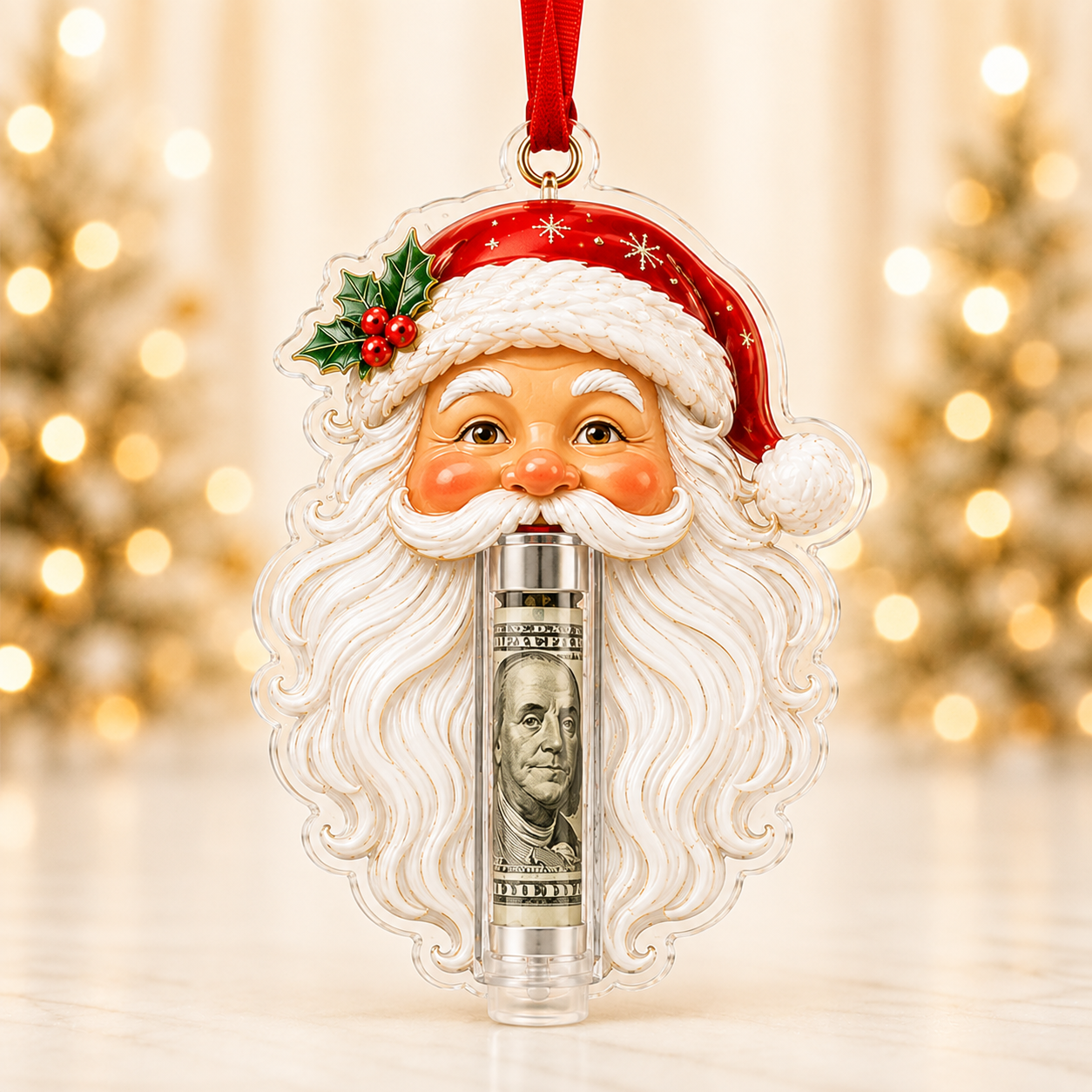 🎁💵 Last Day70% OFF Christmas Cash Holder Ornament — Turn Cash Into a Christmas Surprise