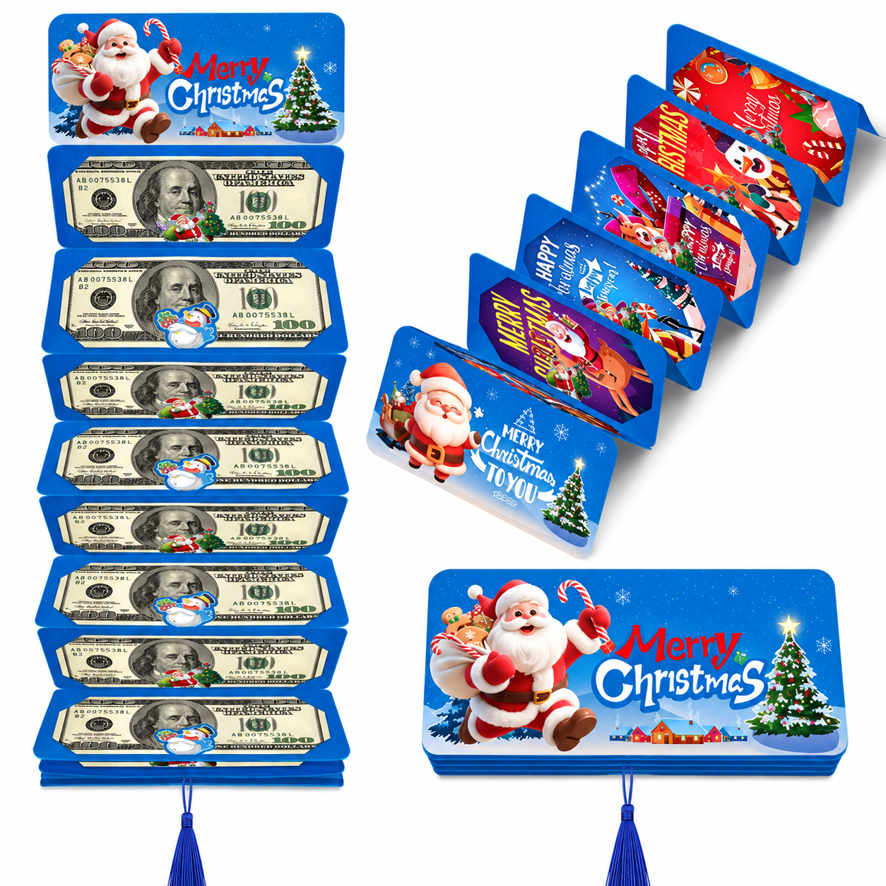 🎅 Last Day70% OFF-🎄 Fold-Out Christmas Money Gift Card